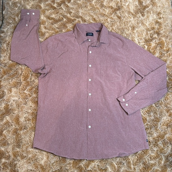 Chaps Men's Brown Shirt SIZE XL - Picture 1 of 10